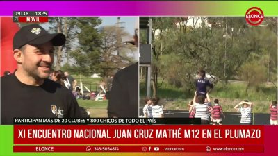 M&aacute;s de 800 chicos participan del Encuentro Nacional de Rugby Infantil M12